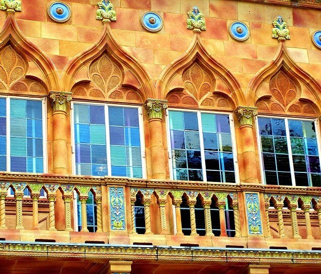 The Ringlings built their home, the Ca' d'Zan, in 1924