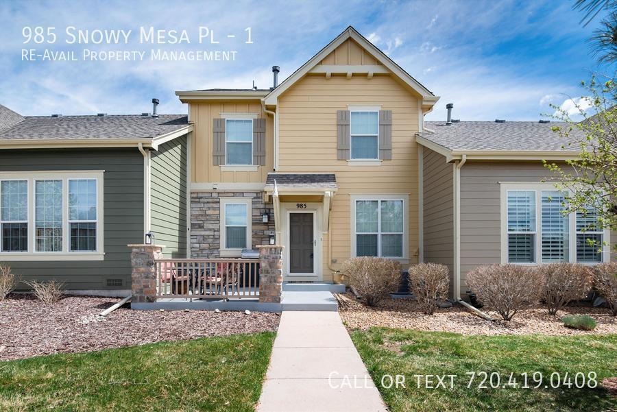 Primary Photo - 985 Snowy Mesa Pl