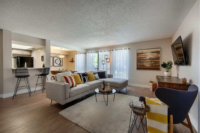 Renovated Living Room - Avana at the Pointe