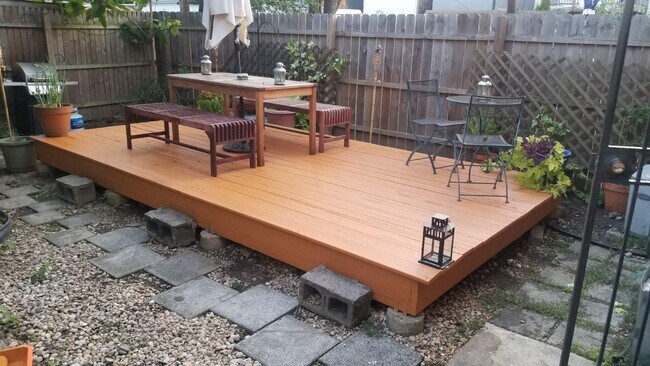 Back Patio - All furniture stays! - 719 L St NE