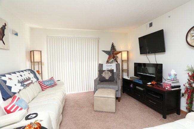 1HAB, 1BA - 960 ft² - Sala de estar - Breckenridge Estates Apartments