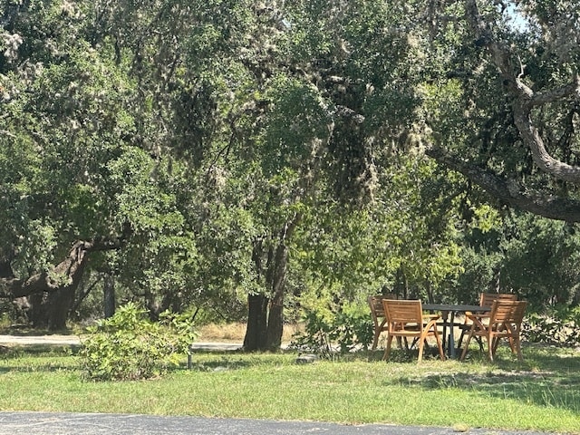 Outdoor seating area on property - 38400 Interstate 10 W