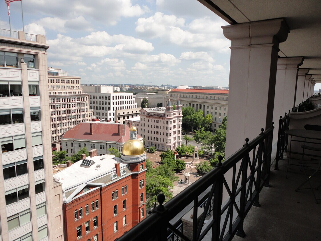View from the balcony - 701 Pennsylvania Ave NW