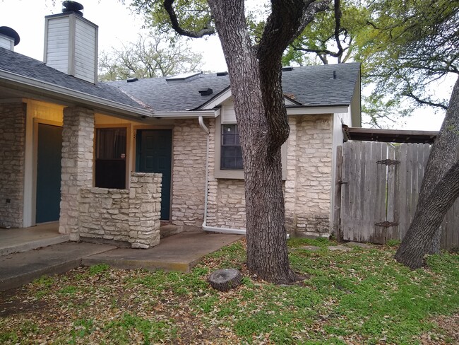 Front Yard with small patio - 12602 Teague Trl