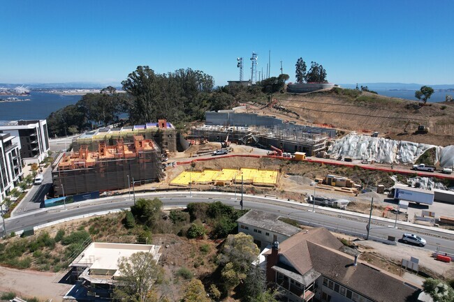 Construction Aug 2022 - The Courtyard Townhomes at Yerba Buena Island