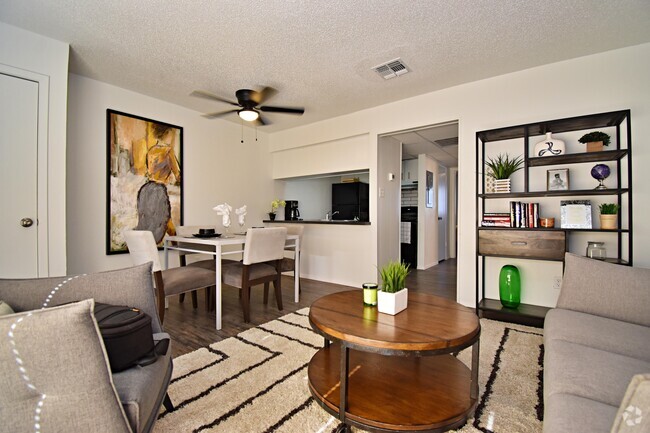 1BR Living Room - Bay City Flats