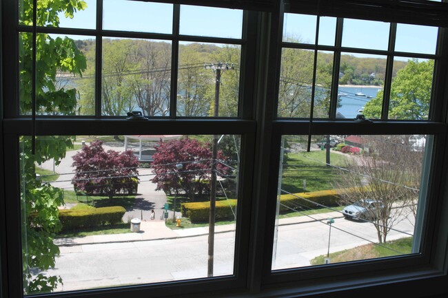 View of Northport park and harbor from living area. - 38 Bayview Ave