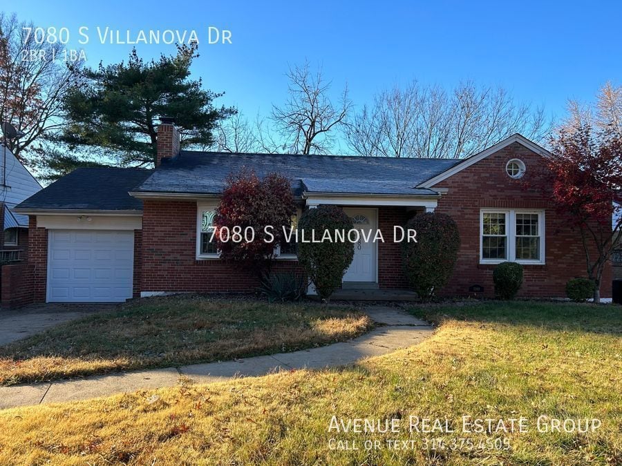 7080 S Villanova Dr, St. Louis, MO 63123 House Rental in St. Louis