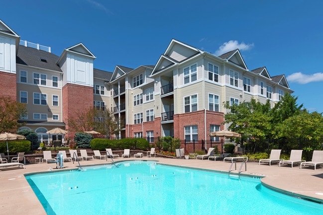 Resort-style swimming pool with sundeck - Avenel at Montgomery Square