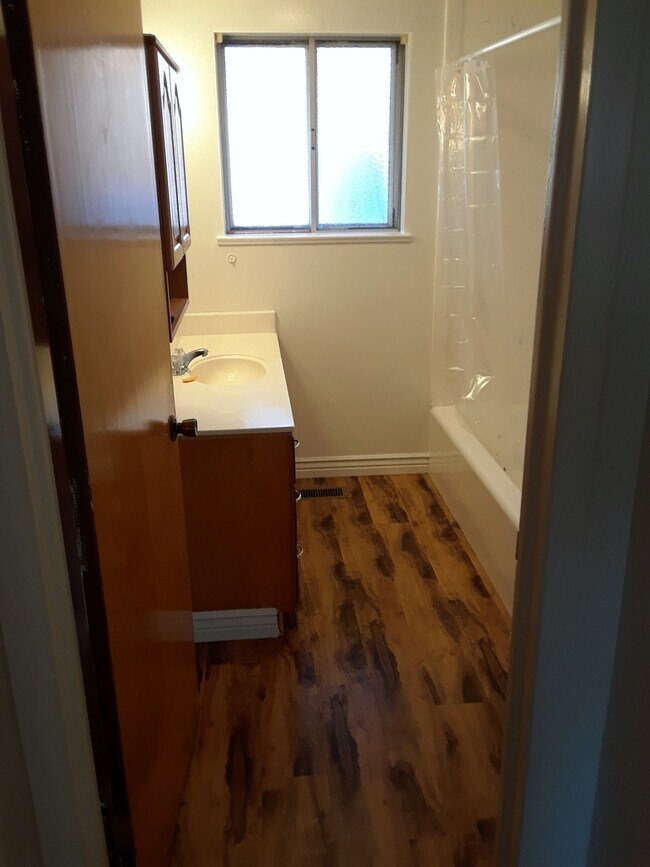 new floor in bath area 2022 - 636 N 400 E