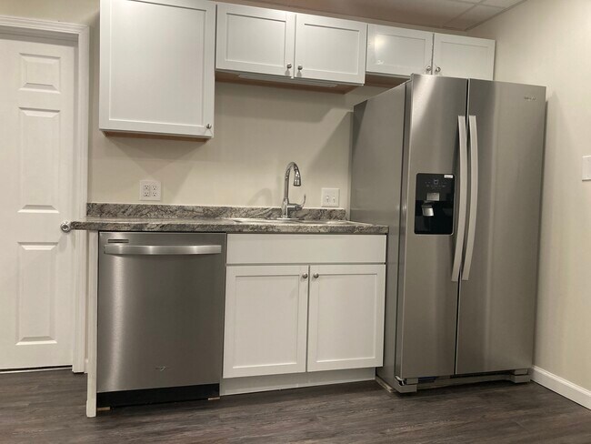 Kitchen Fridge and Dishwasher - 157 Hudson Ave
