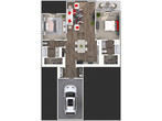 2 Bedroom, 2 Bathroom, 1236 SQFT