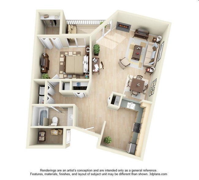 Plano de planta - Ash Tree Townhomes