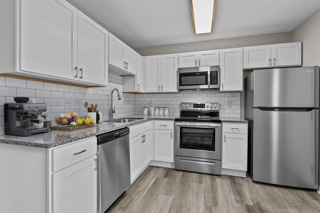 Cocina Azalea preparada - Elizabeth Street Townhomes