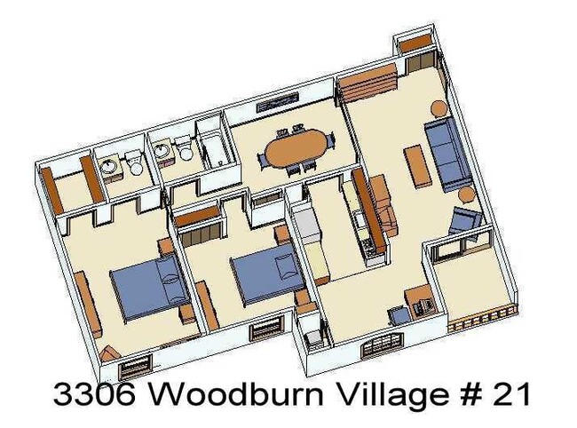 Photo - 3306 Woodburn Village Dr Apartment