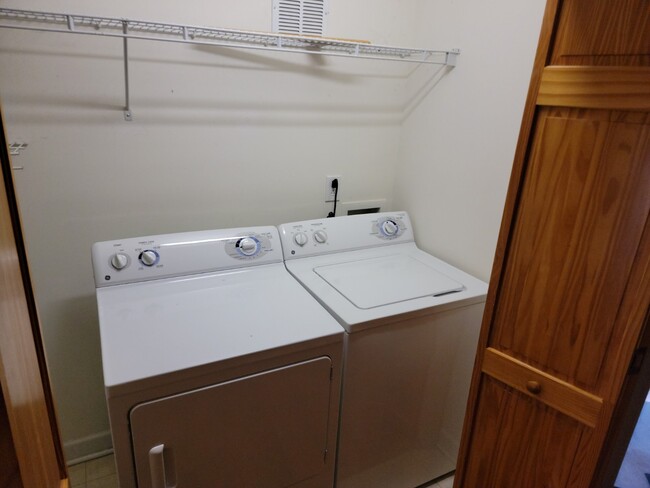 Washer and dryer on right side of entry way - 7649 Keistlers Store Rd