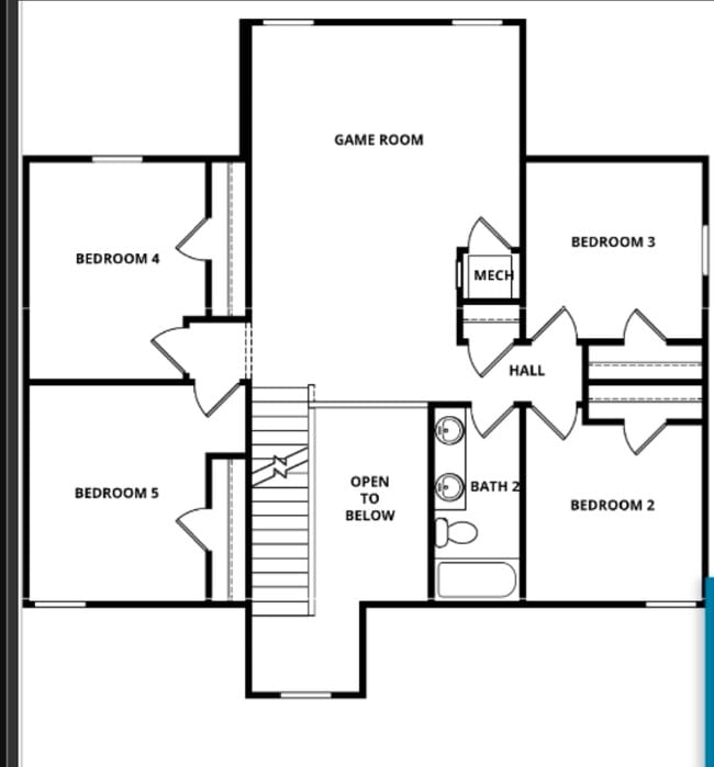 2nd Floor plan - 1118 Wynnmere Walk Ave