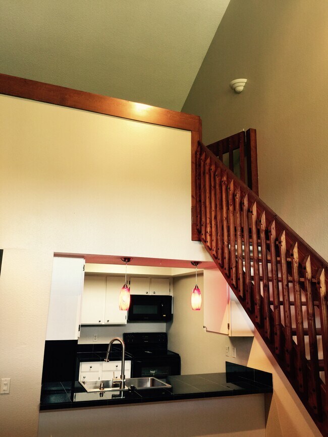 Steps leading to the loft - 14066 E Stanford Cir