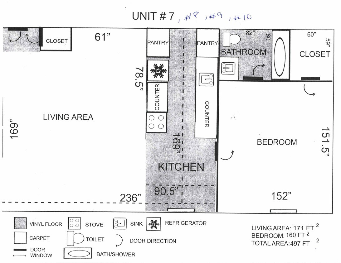 Plano de planta - 225 E University Dr