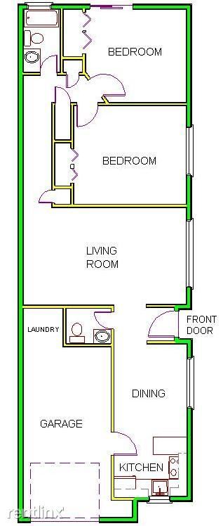 Foto del edificio - 2 br, 1.5 bath Duplex - 1705 Lawyer St Apt A