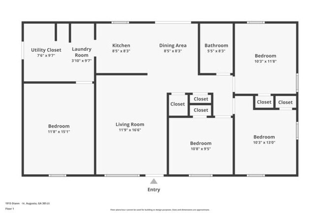Foto del edificio - Cute 3 Bedroom in Augusta