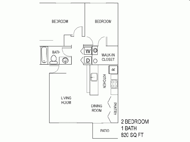 2BR/1BA - Fairview Oaks Woods