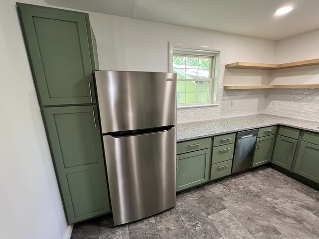 New cabinets and fridge - 9 Rhudy Rd