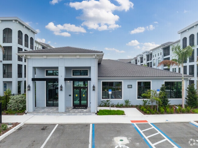 Entrance - Exterior Clubhouse - Maren Apartments