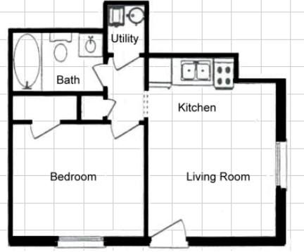 1HAB/1BA - Scottish Hills