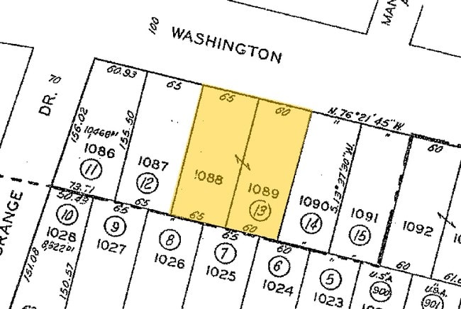 Plat Map - 5010-5016 W Washington Blvd