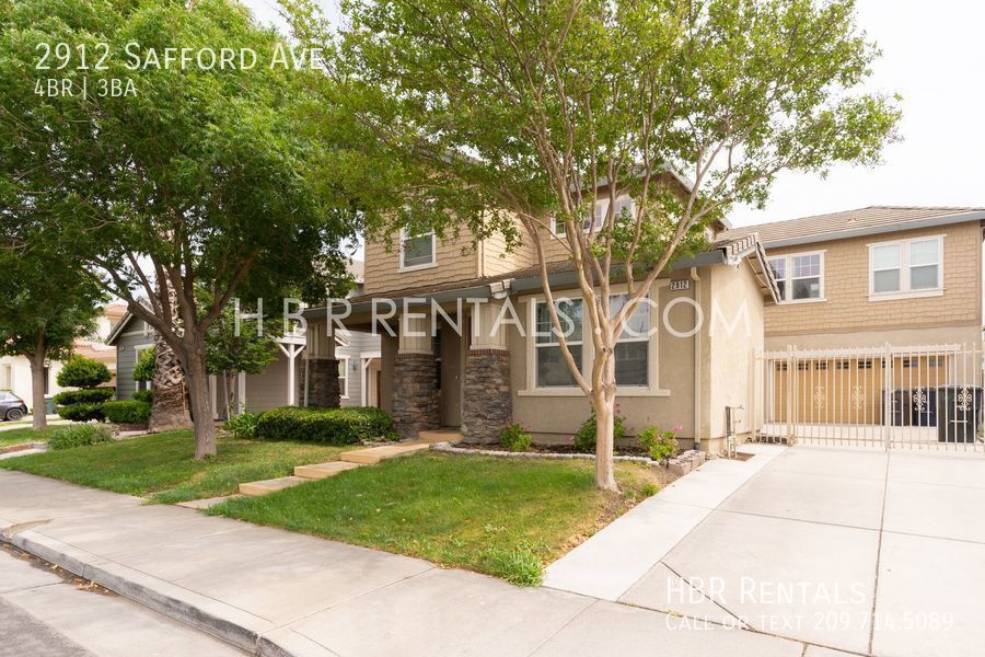 Tracy Four Bedroom Rental Now MOVE IN READY! House for Rent in Tracy