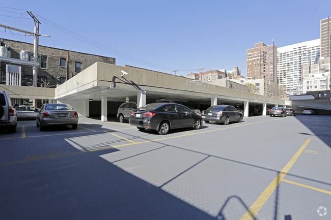 Amenities - Garage Parking - Belmont Tower Apartments