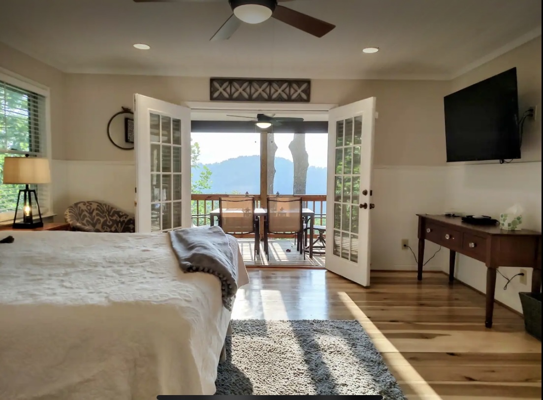 Master Bedroom and private screened balcony - 78 Citadel Ln