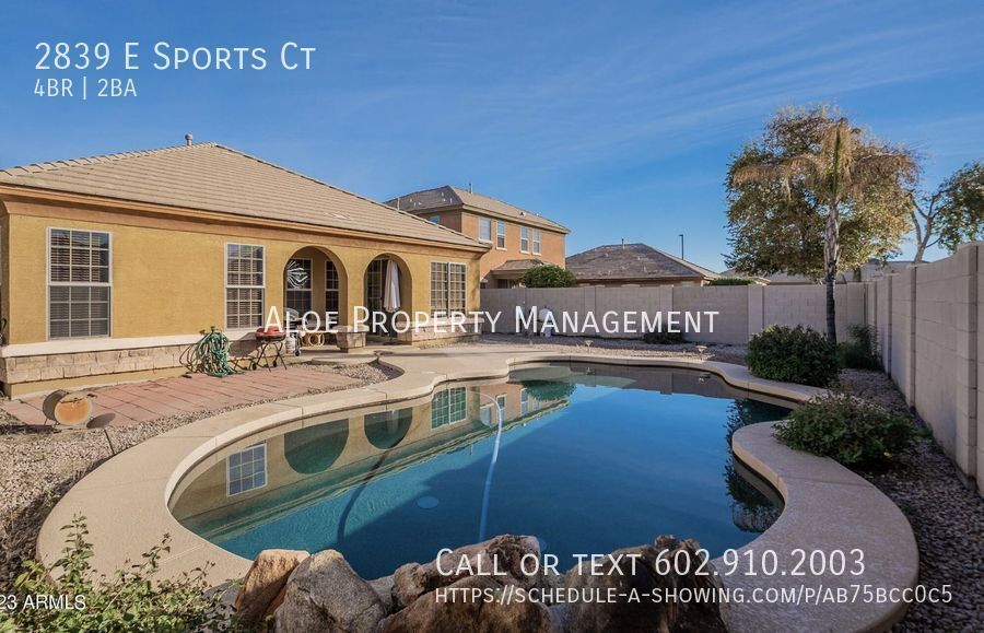 Foto principal - 2839 E Sports Ct, Gilbert Home with POOL