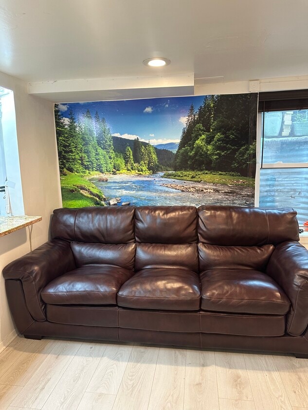 Leather couch is included - 104 N 7th St