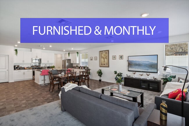 Gather on the sofas to watch the flatscreen TV with Roku, Netflix and more. - 30153 Truckee Cir