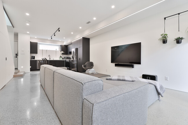 Open Concept Main Floor with Polished Concrete Flooring - 74 Dovercourt Rd