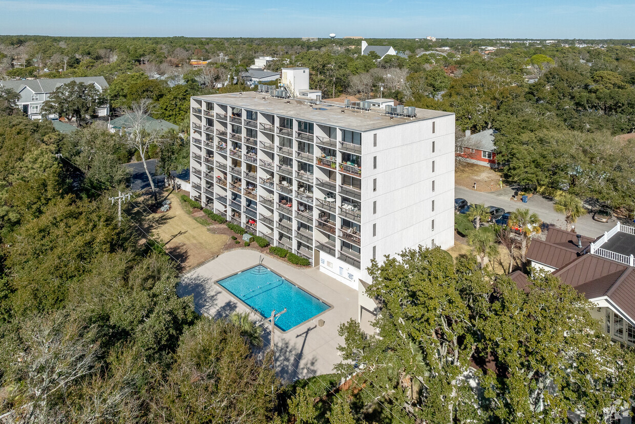 From ocean with pool. - The Cane Patch Condominiums