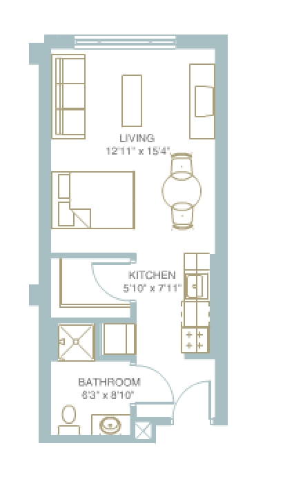 Estudio - 1301 University