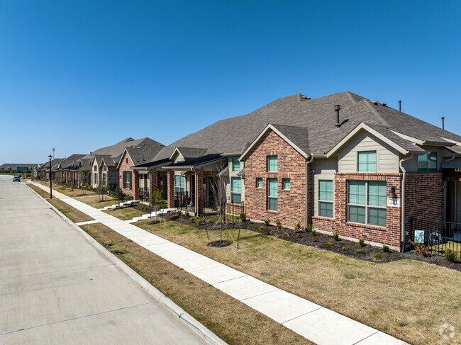 The new Villa Townhomes are a perfect location just off the main roads in Wylie.