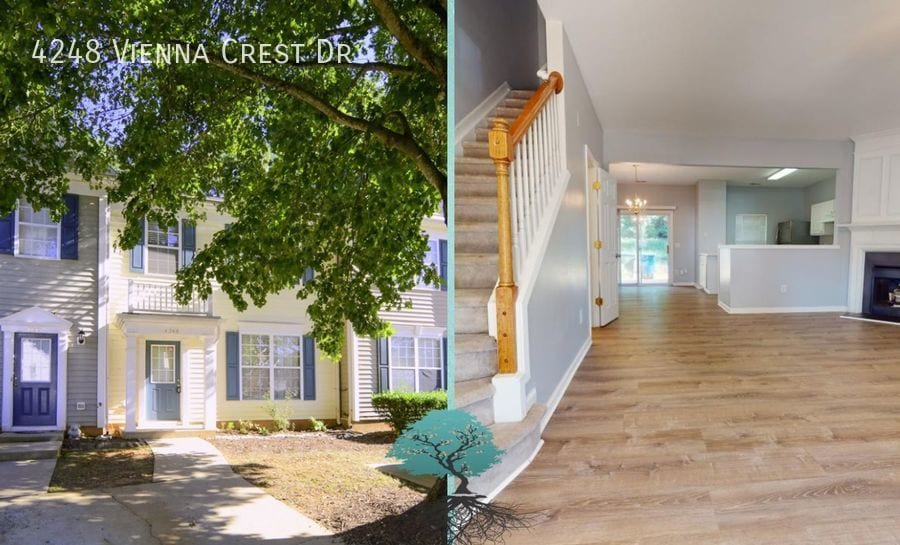 4248 Vienna Crest Dr, Raleigh, NC 27613 Townhome Rentals in Raleigh
