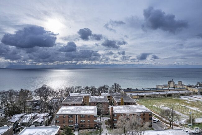 Aerial Photo - 3015 & 3017 Queen St E