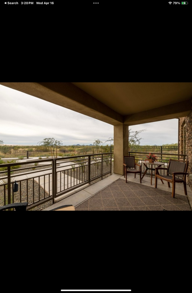 Private patio w views - 17850 N 68th St