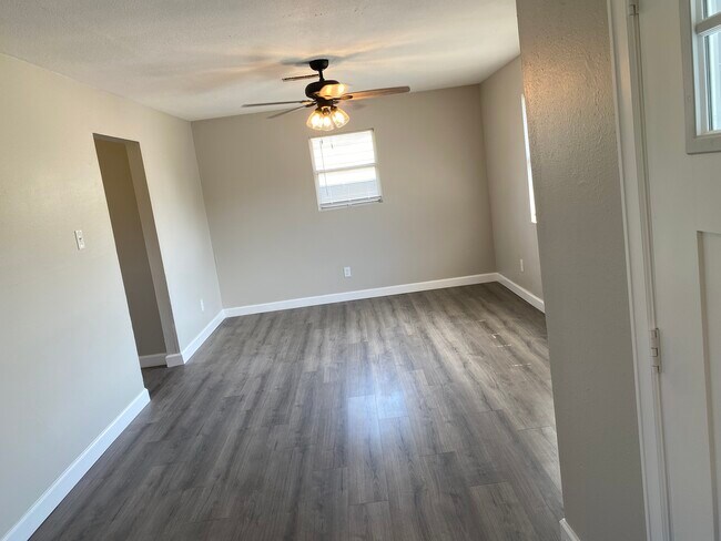 View of dining room on side of living room - 521 2nd St
