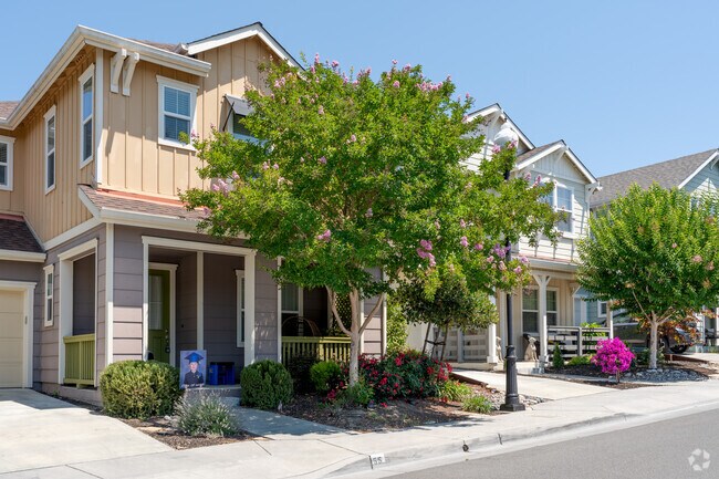 Newly built 2 story homes are all through out Healdsburg, Ca.