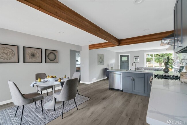 Dining room with attached deck - 8511 2nd Ave NE