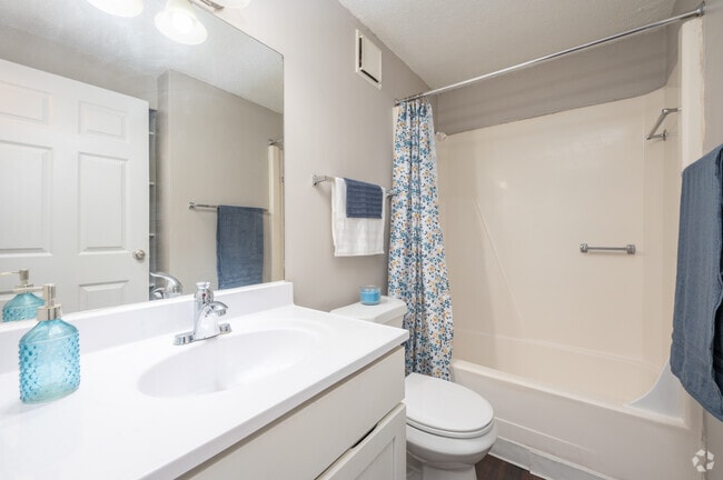 1BR, 1BA - 576SF - Primary Bathroom - Willow Run
