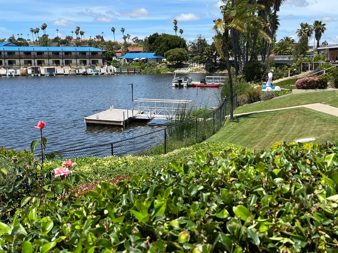 Patio overlooking Lake San Marcos - 1444 La Habra Dr