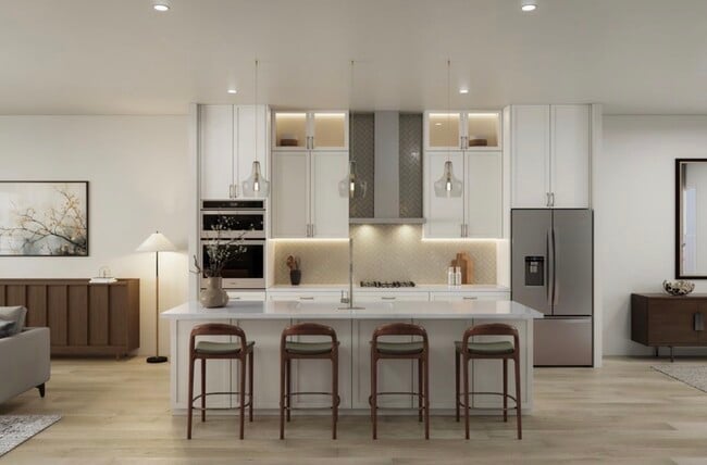 Ceiling height cabinet & under-mount lighting. - 107 Etta Way