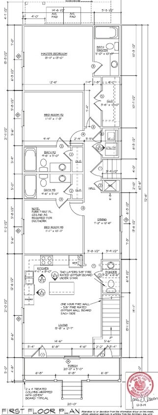 Floor plan - 3411 Mole Cottage St